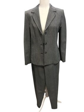 Rafaella Charcoal Gray Women's Two-Piece Suit